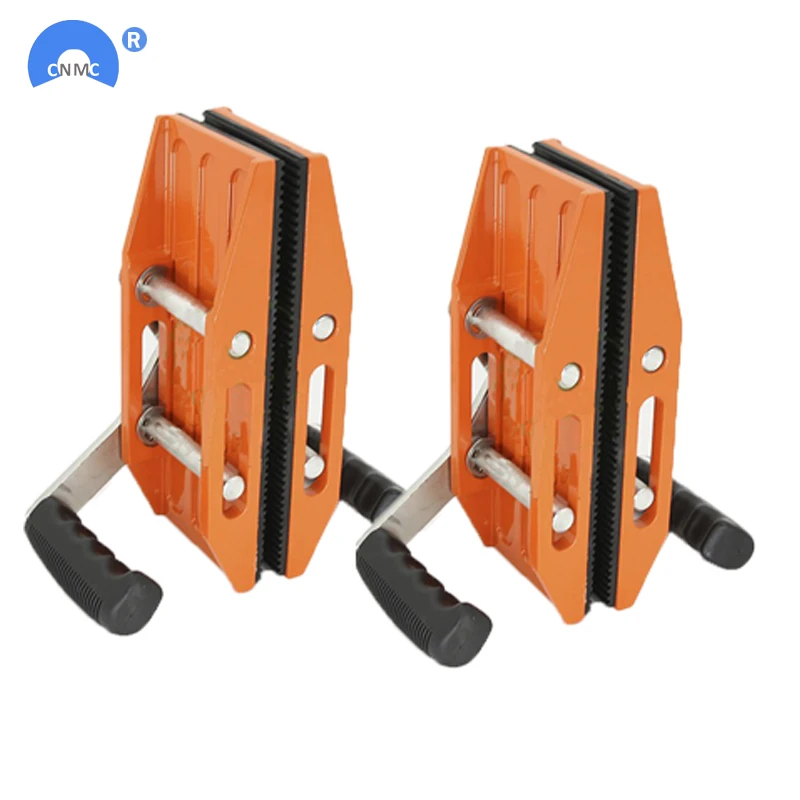 Double Handed stone slab clamp pair granite scissor lifting tool