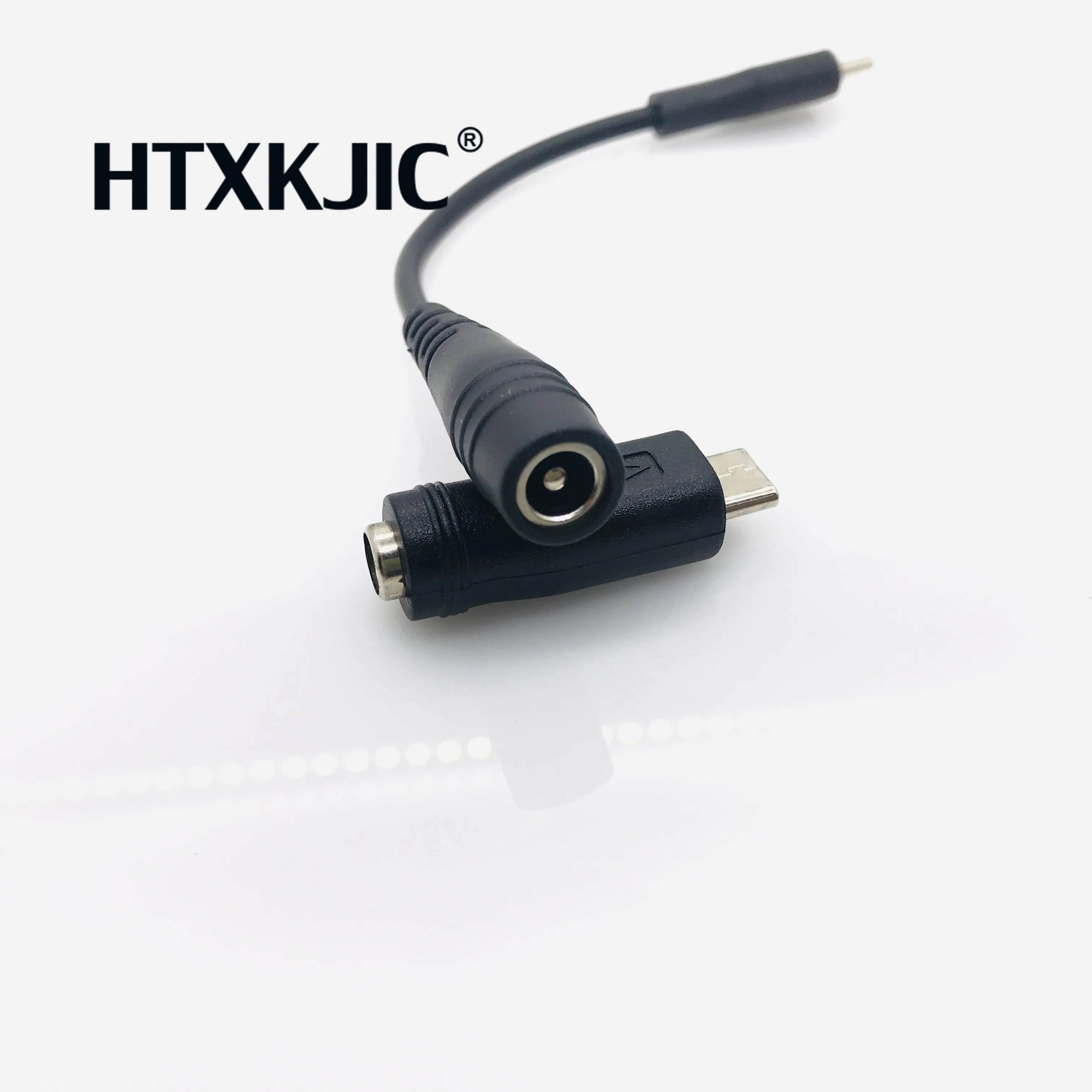 5.5*2.1mm 5.5 x 2.1 mm Female jack to Type-C USB 3.1 Male Plug cable DC Power Connector Adapter DC to Type c male