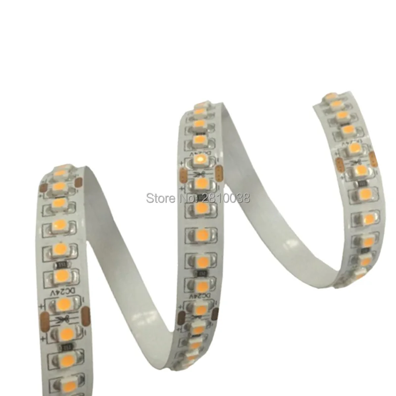 100M/Lot Top CRI 90+ 2835 led strip non waterproof DC24V 180leds/M led light strip 24W/M led ribbon 10mm wide led tape light