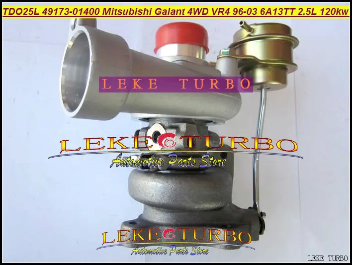 Free Ship Wholesale TDO25L 49173-01400 MD181384 Turbo Turbine Turbocharger For Mitsubishi Galant 4WD VR4 96-03 6A13TT 2.5L 120KW