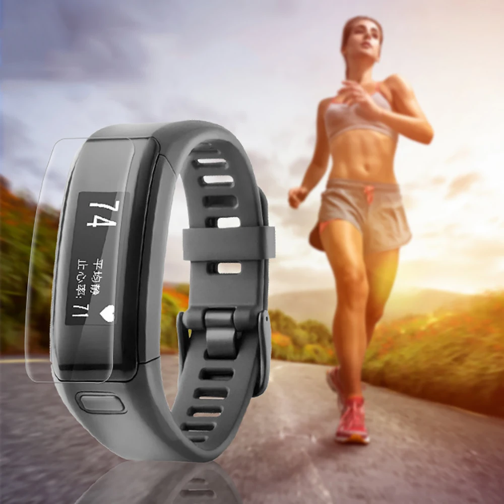 Защитная пленка для Garmin Vivosmart HR / HR + Plus, защита экрана, аксессуары для часов, кожаный чехол, противоударный мягкий прозрачный ТПУ
