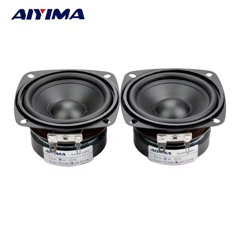 AIYIMA 2 Stücke Audio Tragbare Lautsprecher 3 Zoll 4 8 Ohm 15 Watt Wasserdicht Full Range Bass Outdoor Loundspeaker für Heimkino DIY