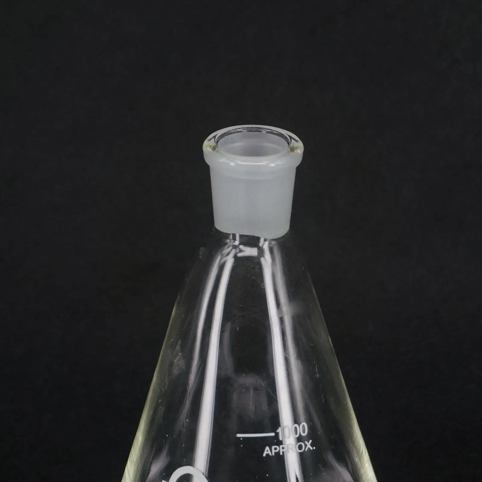 1000ml Quickfit 24/29 Joint Lab Conical Flask Erlenmeyer Boro Glass Graduated