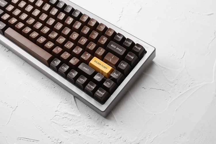Anodized Aluminium case for eepw84 xd84 custom keyboard acrylic panels diffuser can support Rotary brace supporter