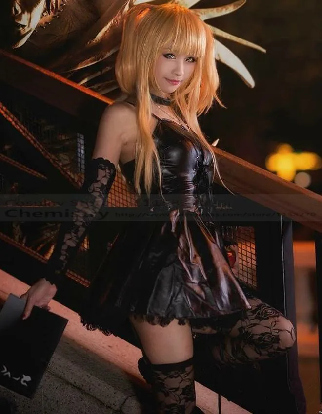 Misa Amane Black dress Cosplay Costume Custom made For women or men -  AliExpress 200000532