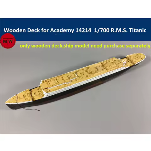 1/700 Scale Wooden Deck for Academy 14214 R.M.S. Titanic Ship Model Kit CY700018