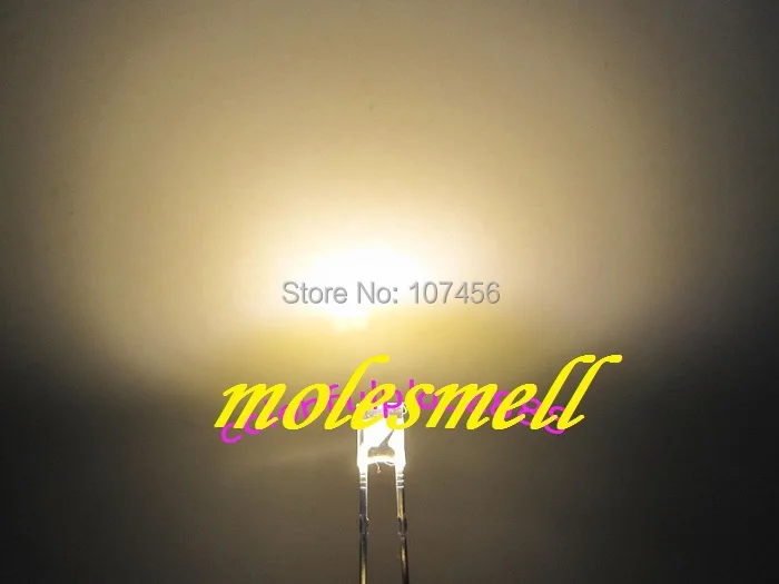 50pcs 2X3X4mm warm white Ultra Bright warm white LED Lamps New  free shipping 2X3X4mm light-emitting diode