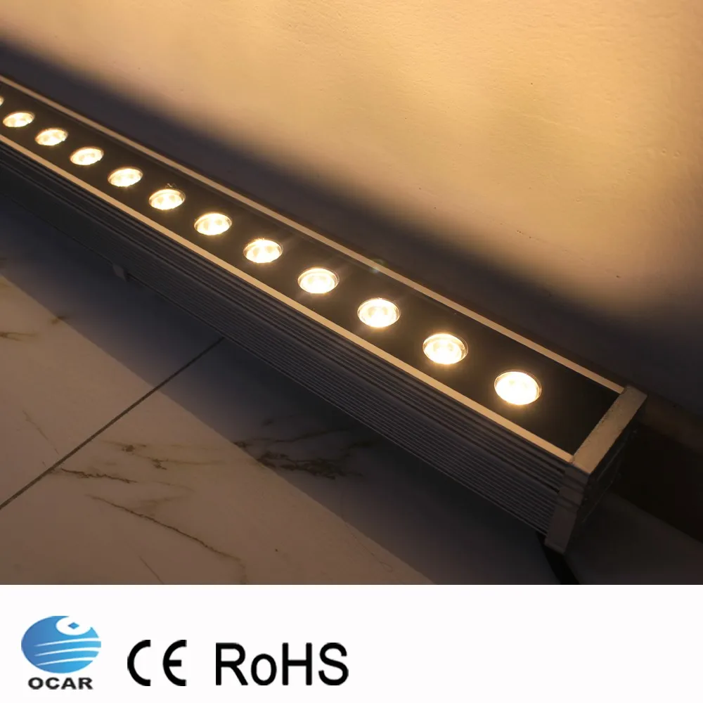 0.3M 7W LED Wall Washer Landscape light AC 85V-265V 12V 24V outdoor lights wall linear lamp floodlight 30cm wallwasher