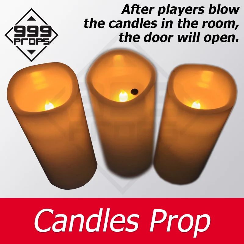 Blow Candle Prop Escape Room Prop Blow Candle in order to open mag lock Escape The Room mechanism devices 999PROPS