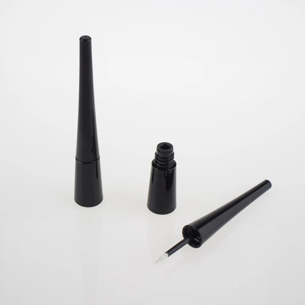 500pcs 3.5g plastic empty cosmetics tube , 3.5ml empty eyeliner plastic pen online , 3.5g black bottle for liquid eyeliner