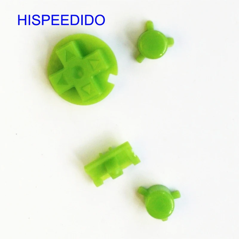 HISPEEDIDO 100sets/lot  Multi color A B Buttons Keypads for Gameboy Pocket GBP On Off Power Buttons for GBP D Pads Power Buttons