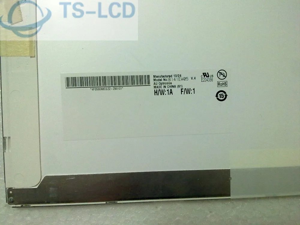 

100% test Original A Grade AUO B141EW05 V4 14.1" TFT lcd panel display screen one year warranty