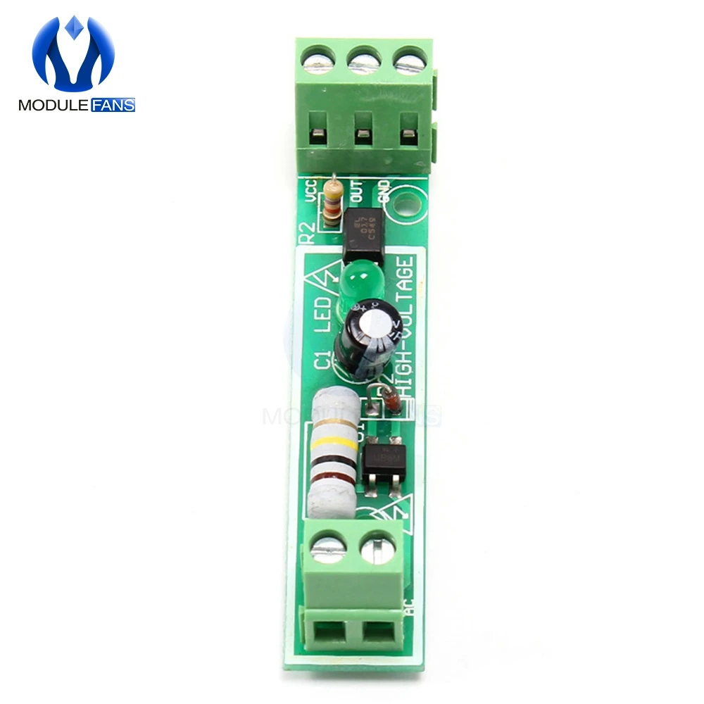 1-Bit AC 220V Optocoupler Isolation Module Voltage Detect Board Adaptive For Isolamento Fotoaccoppiatore Adapter PLC 24V Level