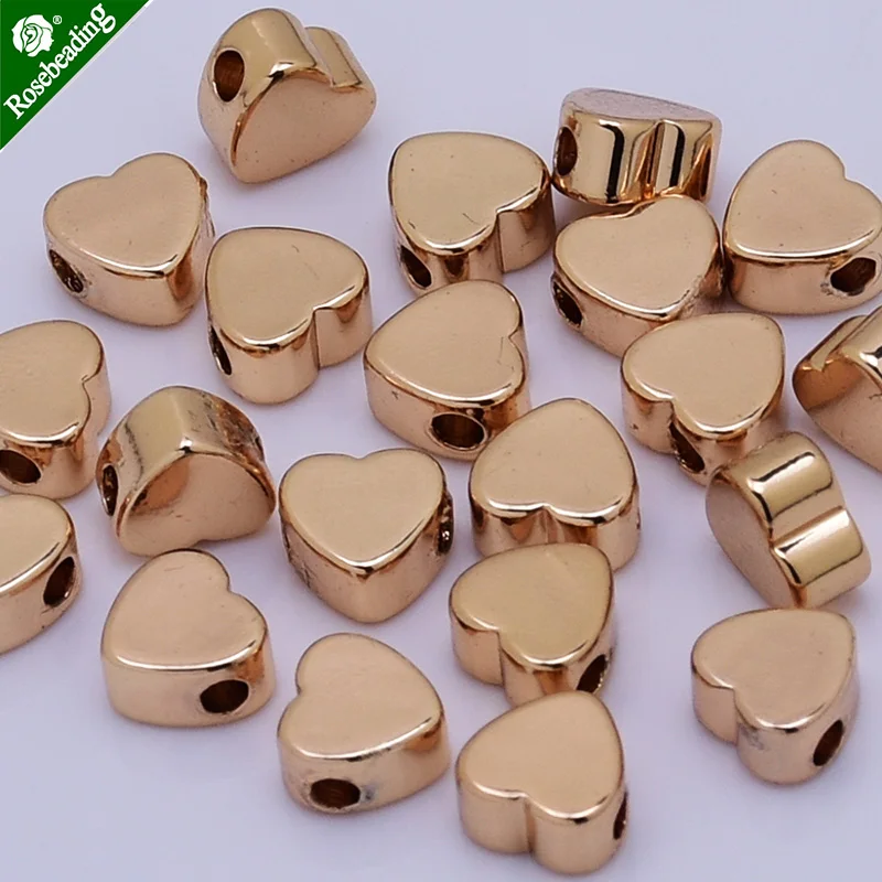 20pcs Heart/Round slippy Spacer Beads,Spacer Connectors,spacer metal beads,sold 20pcs/lot