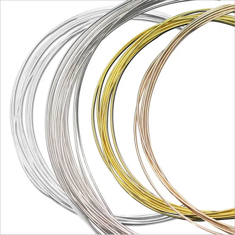 10cm/lot 0.4-1mm Solid 925 Sterling Silver Wire Metel Thread Silver String Silver line for Necklace Bracelet Earring Making