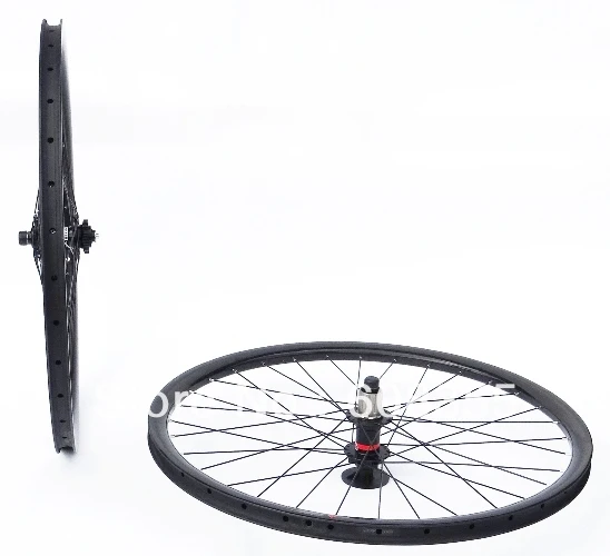 

Full Carbon 3K 29ER Mountain Bike MTB Clincher Wheelset - rim hub spokes