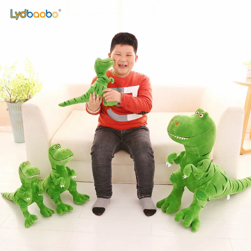 40/55/70cm Cartoon Dinosaur Hobbies Stuffed Plush Figure Doll Infant Tyrannosaurus Animal Soft Pillow Xmas Birthday Gifts