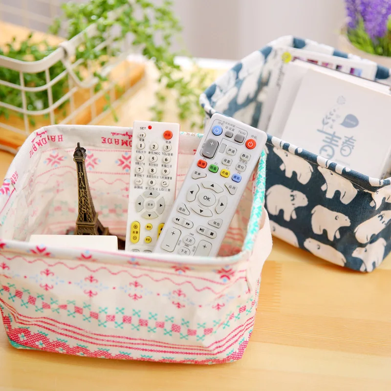 Hot Sale Multifunction Beauty Printing Folding Waterproof Laundry Basket Cosmetic Storage Box Container Case Organize