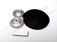 2pcs 60 teeth GT2 Timing Pulley Bore 9mm + 5 Meters GT2 timing Belt Width 6mm 2GT timingbelt pulley for  3D free shipping