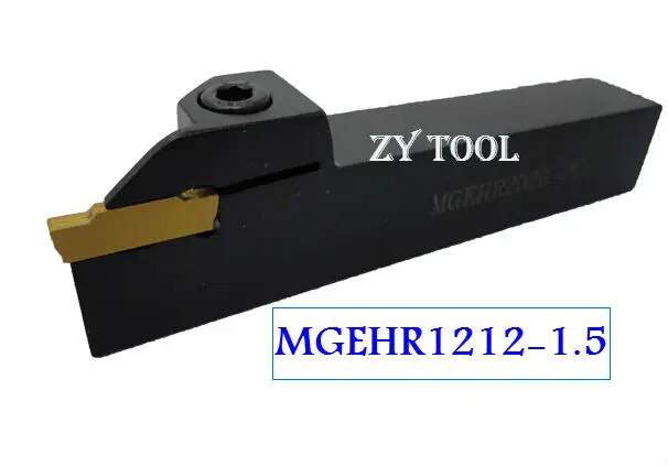 

MGEHR1212-1.5 12*12*100MM External Grooving Turning Lathe Bar Tool Holder For Lathe Machine CNC Cutting Turning Tool Set Holder