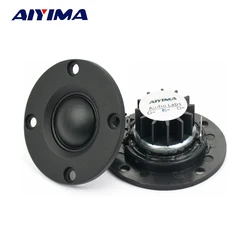 AIYIMA 2Pcs Tweeter 2 inch 6 Ohm 30W Dome Silk Film Tweeter Hifi Treble Speaker Audio Loudspeaker With Heatsink