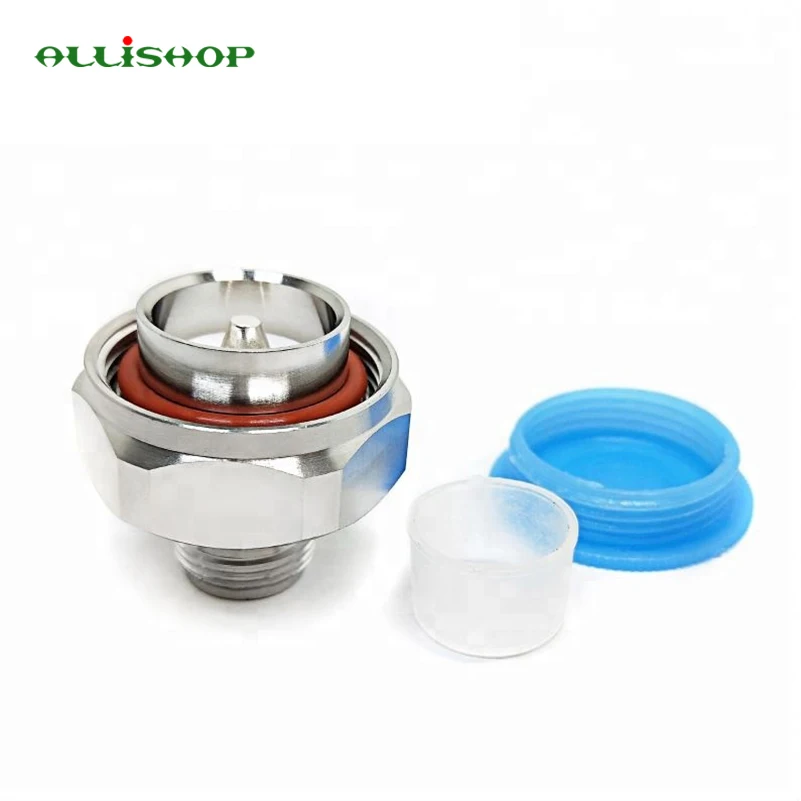 ALLiSHOP 1 pcs L29 7/16 DIN Plug Male to N Female Jack Connector Straight Adapter for System