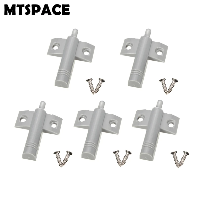 MTSPACE 5pcs/Set Kitchen Cabinet Hinges Door Stop Drawer Soft Quiet Close Closer Damper Buffer Cabinet Catches For Hardware