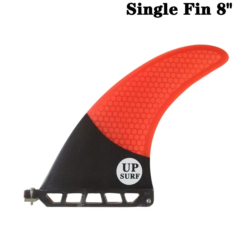 UP-Surf 8 inch Fin Fibreglass Surfboard 8 length Blue color Fin in Surfing Longboard Fins