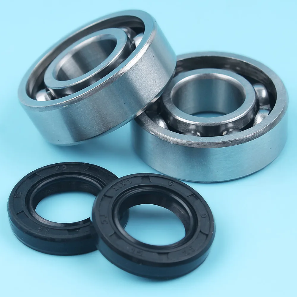 2 x Crank Lagers w/Oliekeerringen Kit Voor STIHL MS230 MS250 MS210 021 023 025 MS 230 250 Kettingzaag Vervanging Spare onderdelen