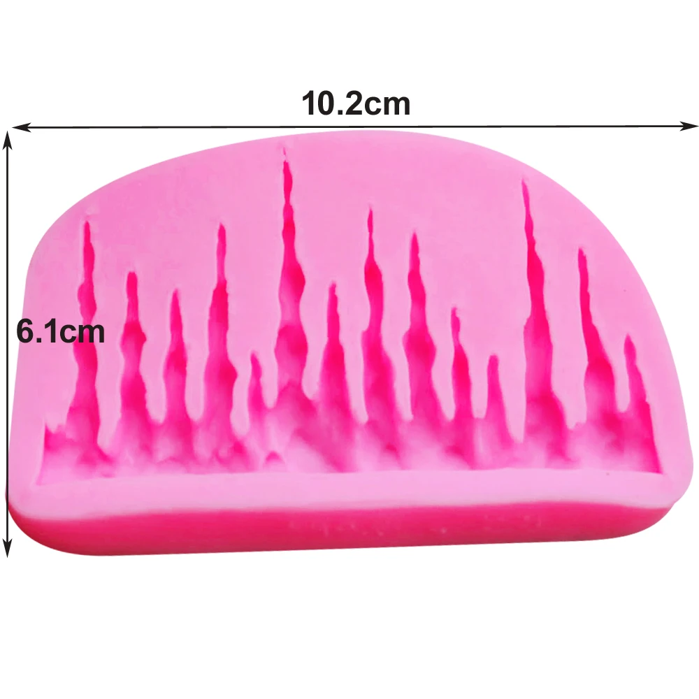 Sophronia Sopircle ice Design Shape Cake Border Decoration Gumpaste Fondant Chocolate Cookie kitchen Clay Resin Baking Mold M473