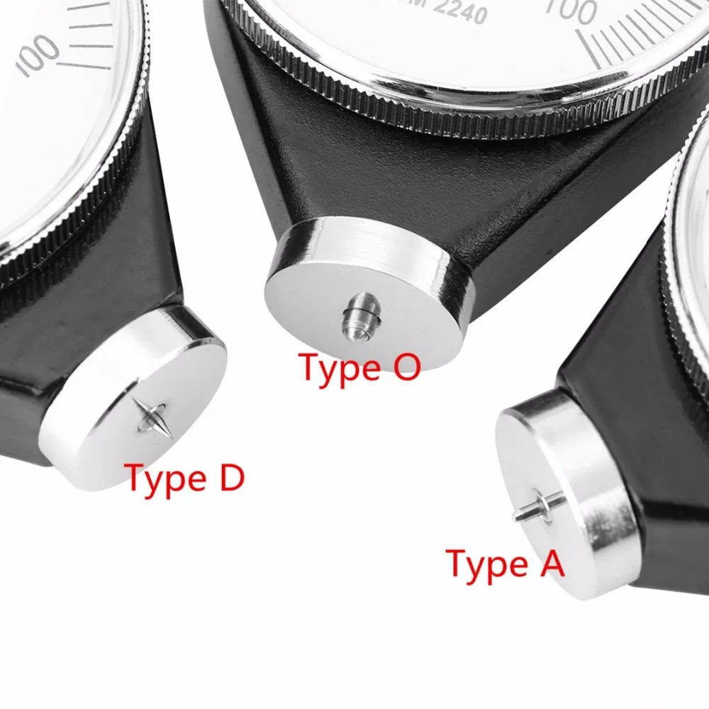 Digitaler Shore Typ A/O/D Gummi-Reifen-Härteprüfer 0-100 HA Sklerometer Härtemessgerät – Detail 3
