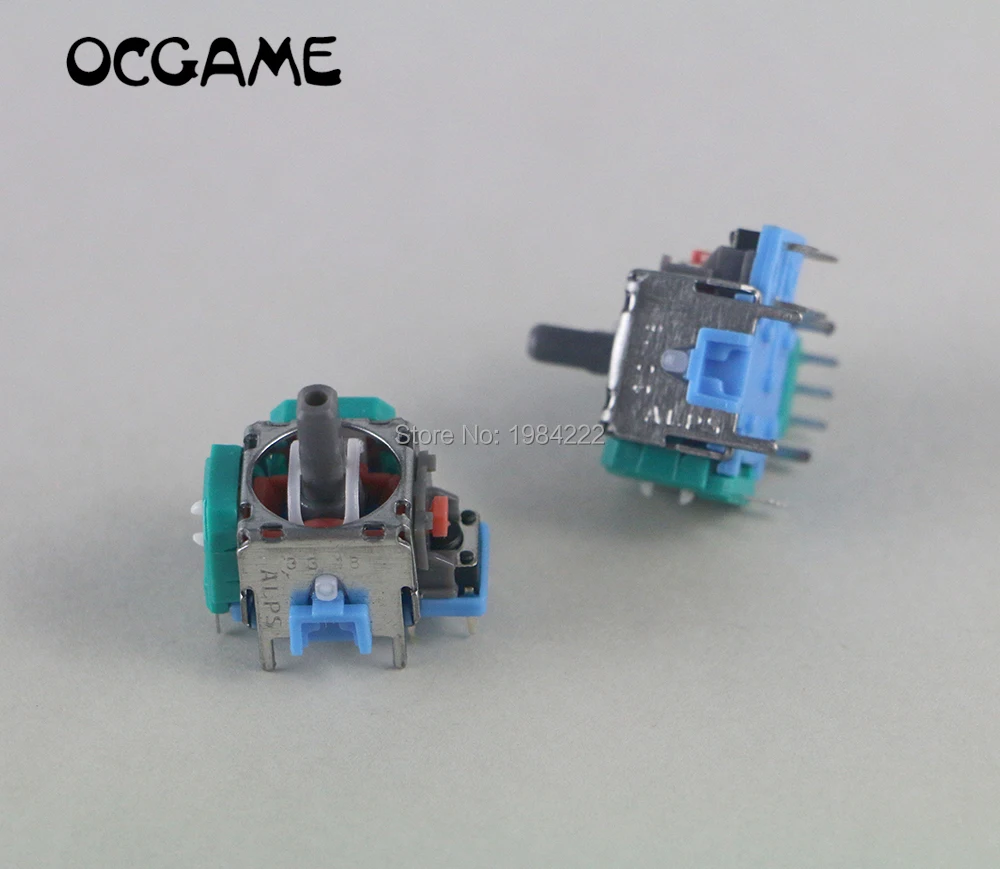 

OCGAME 100pcs/lot 3D Analog Joystick Thumbstick replacement repair parts Sensor Module Potentiometer For PS4 Controller OEM