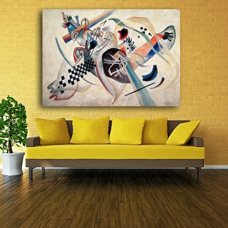 abstract Oil Painting Kandinsky from Russia to Pisa Special Wall painting Pop Wall Art Picture For Living Room No Frame