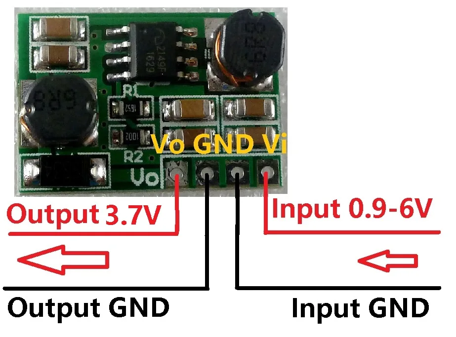 DD0603SA 10 PCS Auto Buck-Boost DC DC 0.9 ~ 6V to 3V 3V3 3V7 5V Boost-Buck converter board power supply module