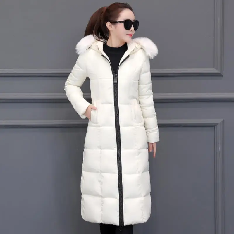 ENLU Women Coat Jacket Medium Length Woman Parka With A  Fur Winter Thick Coat Women MIEGOFCE New Winter Collection Hot