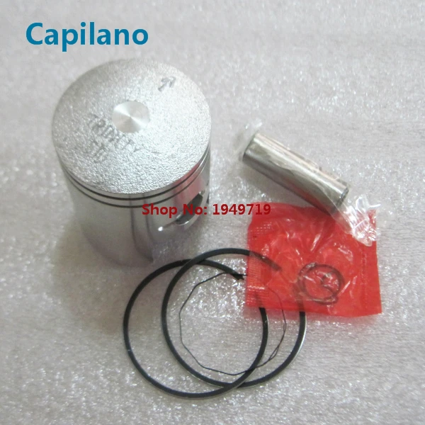 دراجة نارية AX100 مجموعة كبّاس مع حلقة المكبس المكبس دبوس المكبس قفل دبوس لسوزوكي الكلاسيكية 2 السكتة الدماغية 100cc AX 100 أجزاء المحرك #2