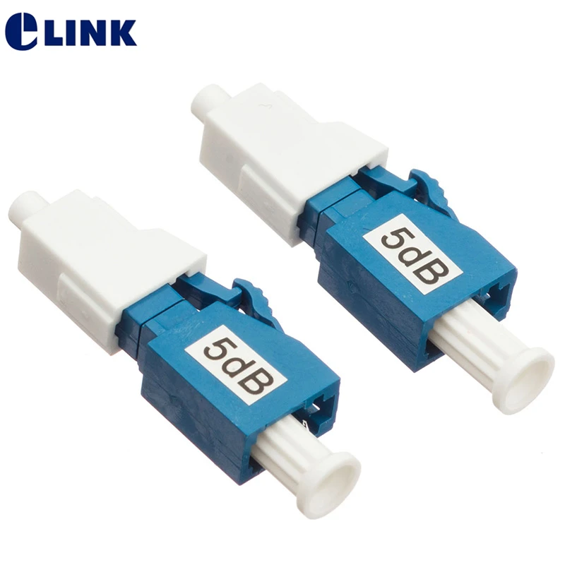 Vezel Fm Verzwakker Lc Vrouw Naar Mannelijke Plug Type 0db 1db20db 3db 5db 30db 8db Optische Vezel Ftth Lc/Upc Gratis Verzending Elink 10Pcs