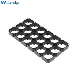 3x6 Cell 18650 battery holder Batteries Spacer Radiating Shell Plastic Heat Holder Bracket DIY Kit