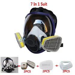 Double Use Paint Spray Gas mask Same For 3M 6800 Full Face Mask Face piece Industry Respirator