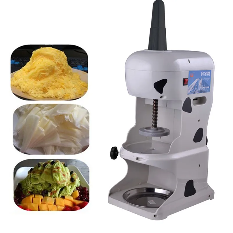 Automatic industrial ice crusher crushing machine shaver snow cone maker