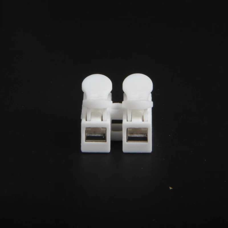 10PCS Connection Terminal CH-2 Wire and Lamp Fast Connector 2-bit Connector Fast Spring Docking