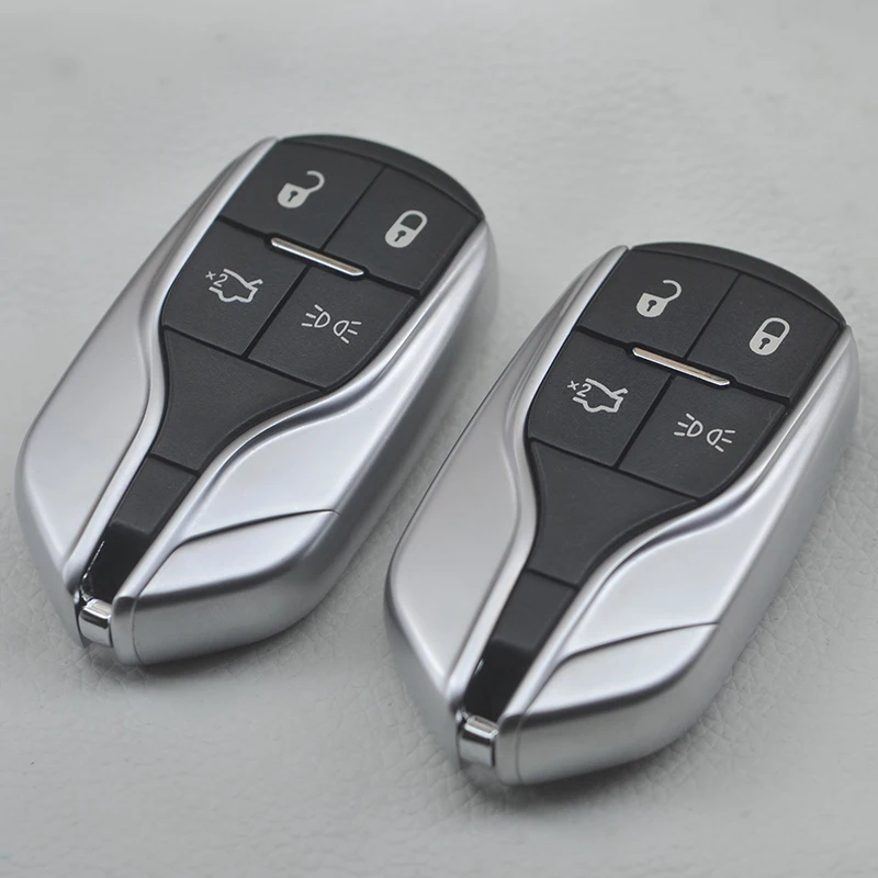 High Quality 4 Buttons Smart Key Remote key For Maserati GT President Ghibli Levant 433MHZ With ID46 Chip