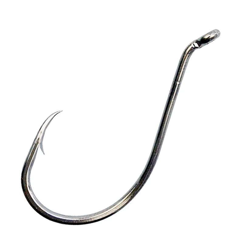 30pcs 8299 High Carbon Steel Fishing Hooks Black Offset Octopus Beak Bait Fishing Hook Size 1 2 6 8 2/0 3/0