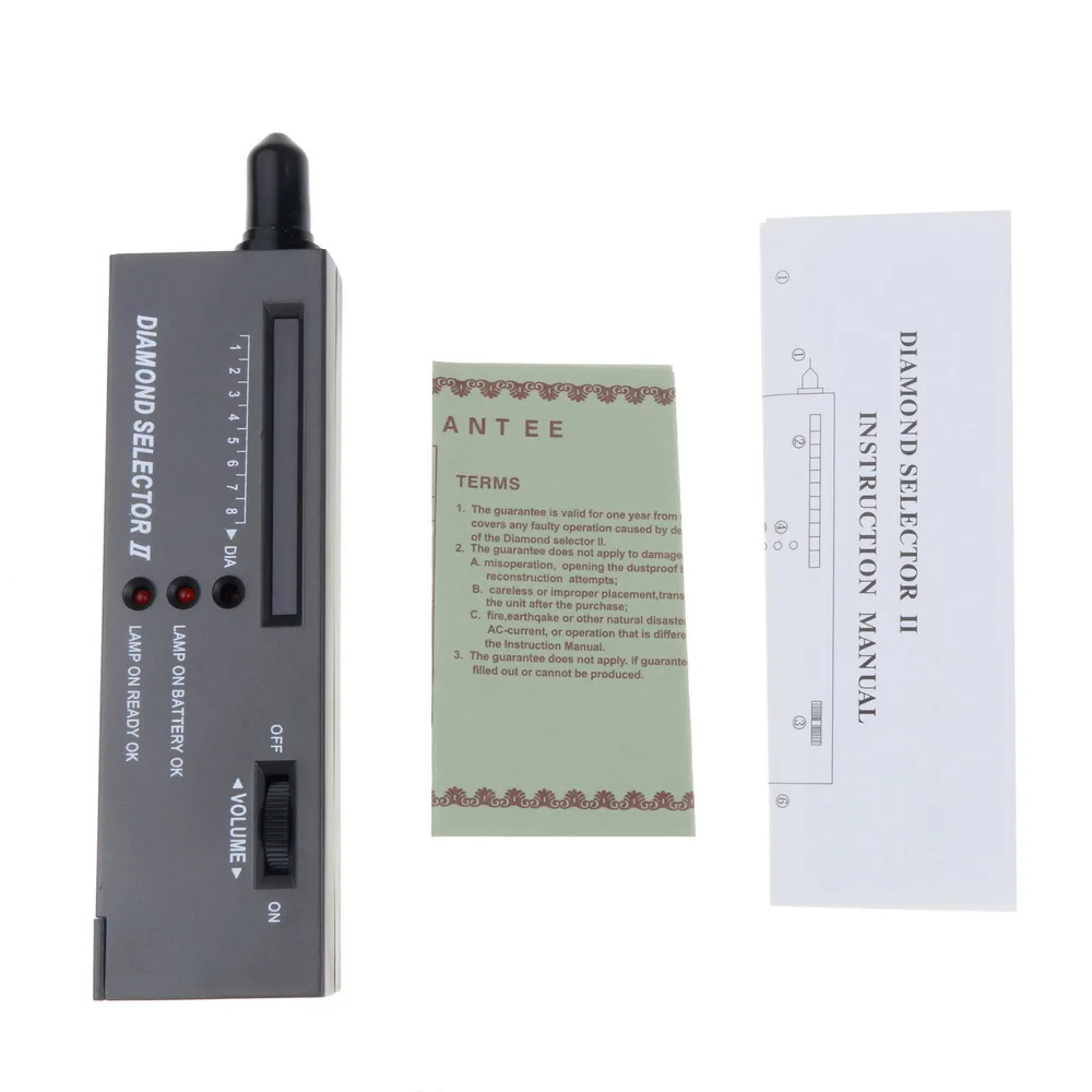 Professional Diamond Selector Gemstone Selector II Gems LED Indicator Diamond Tester Jewelry Testing Tool