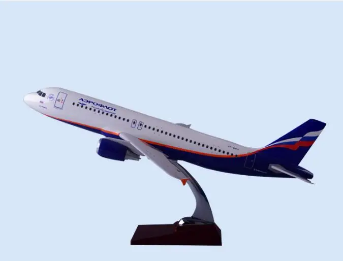 

47cm Resin Russia Airlines Airbus A320 Aircrafts Aeroflot Airways Airplane Model United Airlines Boeing 747 Airplane Model