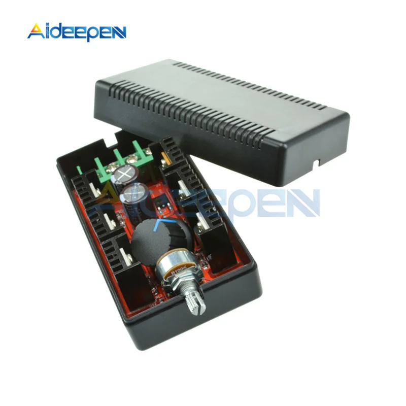 DC 12V 24V 48V 2000W 40A DC Motor Speed Controller Adjustable PWM HHO RC Regulator Controller Switch 10V-50V With Black Case