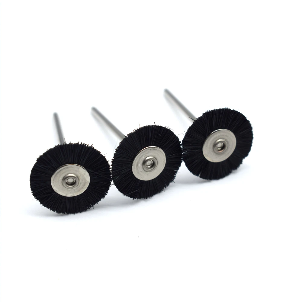 50PCS 19/22/25MM Jewelry Polishing Wheel 2.35MM Shank Metal Polishing Brush Dremel Accessories Rotary Tools Polishing Pads