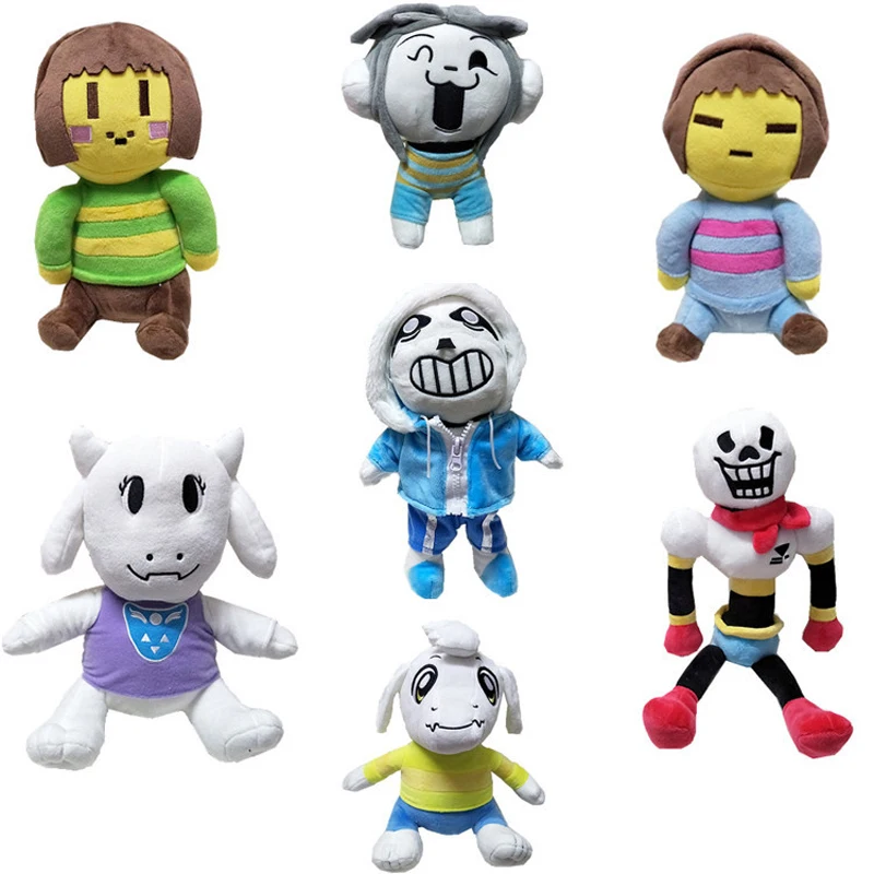 

13 Styles Undertale Plush Toys Doll 20-40cm Undertale Sans Papyrus Asriel Toriel Temmie Chara Frisk Stuffed Plush Toys for Kids