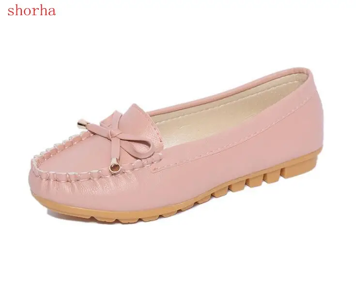 

Fashion Autumn and spring style Women Ballet Flats Round Toe Slip on Shoes Non-slip bean Flats Shoes pink Sandals Woman Shoes