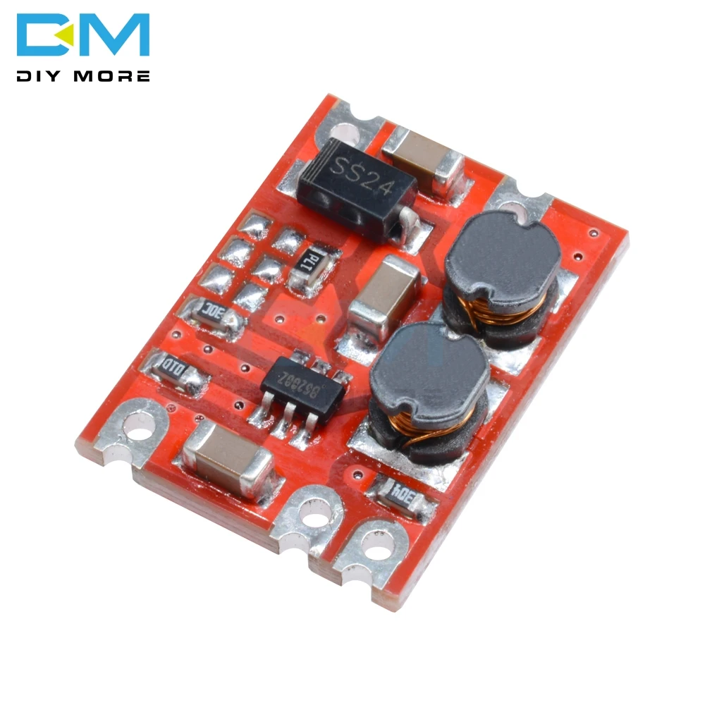 5PCS S09 DC-DC Automatic Buck Boost Power Step Up Down Board Module Input 3V-15V Output 3.3V/5V Electronic DIY PCB